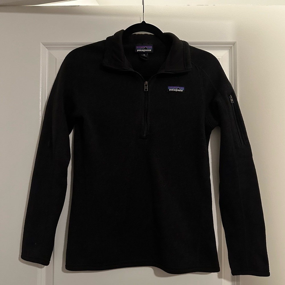 Patagonia Women's Black Cowl Neck Sweater